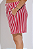 Shorts Tricot Listrado Vermelho - Imagem 5