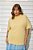 Camiseta Basic Amarelo Suave - Imagem 4