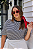 Camiseta Basic Listrada Preta - Imagem 1