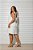 Vestido Curto Paula Branco Com Faixa - Imagem 3