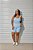 Bermuda Fitness Plus Size Azul Serenity - Imagem 3