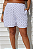 Shorts Ellen Alfaiataria Poá Branco - Imagem 1