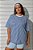 Camiseta Basic Listrada Azul - Imagem 6