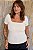 Blusa Jade Poliamida Off White - Imagem 4
