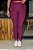Legging Fitness Plus Size Borgogna - Imagem 1