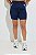Bermuda Fitness Plus Size Dark Night Com Friso Off - Imagem 1