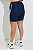 Bermuda Fitness Plus Size Dark Night Com Friso Off - Imagem 3