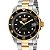 Relógio Masculino Invicta Pro Diver Automático Bicolor Dourado Mostrador Preto 8927OB - Imagem 3