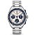 Relógio Masculino Bulova Lunar Pilot Cronógrafo Quartzo 262 kHz Mostrador Branco e Azul 43,5 mm 98K112 - Imagem 1