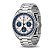 Relógio Masculino Bulova Lunar Pilot Cronógrafo Quartzo 262 kHz Mostrador Branco e Azul 43,5 mm 98K112 - Imagem 2