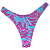 Calcinha Fio Dental Biquini, Malha Romantic Estampado - Imagem 4