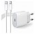 ￼Kit Carregador De iPhone Fonte com Cabo Carregamento Rápido 1m PD 20w - Imagem 3