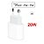 ￼Kit Carregador De iPhone Fonte com Cabo Carregamento Rápido 1m PD 20w - Imagem 1