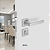 Fechadura Porta Hato 2 55mm Inox Imab - Imagem 6