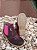BOTINA INFANTIL NOBUCK CAFÉ / ROSA F1000 - Imagem 2