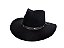 CHAPÉU CLASSIC 5X ABA/7.5 PRETO PRALANA - Imagem 1