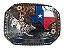 FIVELA BULL RIDER TEXAS (Grafite Envelhecido/Ouro) BRETES - Imagem 2