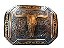 FIVELA LONGHORN BRAVE (Prata Envelhecida/Ouro/Black) BRETES - Imagem 2
