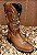 BOTA FEMININA CRAZY H CASTOR / CEST PRATA GUTIERRE - Imagem 1