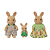 Família dos Coelhos Raio de Sol - Sylvanian Families - 5372 - Imagem 1