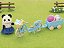 Conjunto Bicicleta e Patins - Menina Panda - Sylvanian Families - 5652 - Imagem 3