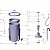 A02080805 - Mangueira De Drenagem Luva 90° Para Lavadora De Roupas LES13 LAC12 LAC13 Electrolux Original - Imagem 6