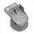 Pé Nivelador Esquerdo Frontal Cinza Para Refrigerador Dm85x Df80 Dfn52 Ib53x Db53 Electrolux Original A03489502 A0348950 - Imagem 1