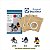 Kit 3 Sacos Para Aspirador de Pó Electrolux A10s A10t A10 Clean Car A13 Aqp10 Gt2000 Dt30ahbr003/A09740901 Cse09 Antigo - Imagem 1
