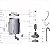 Vara Da Suspensão Dianteira Lavadora De Roupas Ew115slcw Ltm16 Lst12 Ew115shyw Electrolux Original 70095920 A96708701 - Imagem 5
