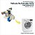 Válvula de Entrada de Água 127V para Lavadora Lfe10 Electrolux Original A08131101 - Imagem 4