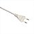 Cabo Elétrico Branco 2M Depurador DE60X Electrolux Original A08456101 E601000 - Imagem 1