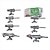 Kit Converção GN 5 Queimadores Para Fogão 76DXA 76 DBA Electrolux Original 70008524 A13566528 - Imagem 1