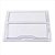 Tampa Gaveta Legumes transparente para Geladeira Electrolux Original Dc46 Dc47 Dc48 - 70200038 A99488402 - Imagem 3