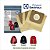 Kit Com 3 Sacos Descartáveis Para Aspirador De Pó NANO NEO30 e NEO31 Electrolux SBENA A20744901 DT30CCBR001P - Imagem 1