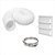 Kit Ventilação Instalação Para Coifas PVC 125mm Masterlux 80000509 A08933401 Electrolux Original - Imagem 3