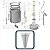 Filtro Fiapos Cone Para Lavadora Electrolux Original Lac16 Ltd15 67405363 A99309501Electrolux Original - Imagem 19