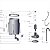 Suporte Do Filtro Para Lavadora De Roupas LTR15 LTC15 LTD16 LDD16 Electrolux - 67493613 - Imagem 3