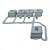 Kit de Teclas para Lavadoras Electrolux Original A05929602  LAC13 - Imagem 1