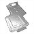 Placa Instalação Direita Para Refrigerador TI09F TI07F TI07R TI09R NI09F VI07F VI07R VI09F VI09R WI09F Electrolux Original 72000746 - Imagem 2