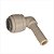 Conector Cotovelo Branco Sem Rosca Para Purificador de Água Electrolux Original 306661900026 A09996901 - Imagem 2