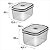 Conjunto 12 Potes Plásticos Herméticos Cinza Electrolux Original A23122901 - Imagem 5
