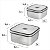 Conjunto 12 Potes Plásticos Herméticos Cinza Electrolux Original A23122901 - Imagem 7