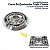 Coroa do Queimador Tripla Chama para Fogão GC75U GT60X GT75X Electrolux Original 60200548 - Imagem 15