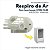 Conjunto Respiro de Ar Para Lava Louças LV10B LV14X Electrolux Original A15522201 - Imagem 1