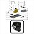 Compressor 1/4 Egas 80HLP R134a 127V 60Hz  Para Refrigerador DC45 DC47 DF46 Electrolux Original 70201133 - Imagem 3