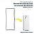 Gaxeta Borracha Da Porta Para Refrigerador RDE33 RW35 RE35 Electrolux Original - 67402263 - Imagem 2