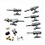 Kit Conversão GN Para Fogão 76SRB 76SRB 76SRX 76SRX 76SRX Electrolux 70008477 70204022 - Imagem 1