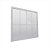 Grade Ventilação De Encaixe 40x40cm Quadrada Para Portas, Paredes e Forros - Ventokit - Imagem 1