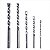 Conjunto Brocas Concreto Alvenaria 05 Peças Tungstênio e Zinco PRO StarTools AR0122 - Imagem 3