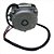 Micro Motor Ventilador Exaustor 1/25 Bivolt Hélice Em Alumínio10" C/Suporte Sibb - Imagem 2
